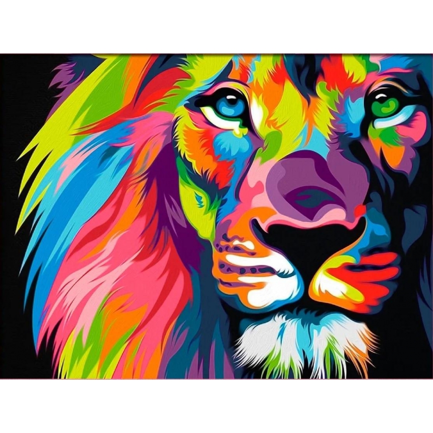Beldizart Colorful lion 40*30 cm AM4006