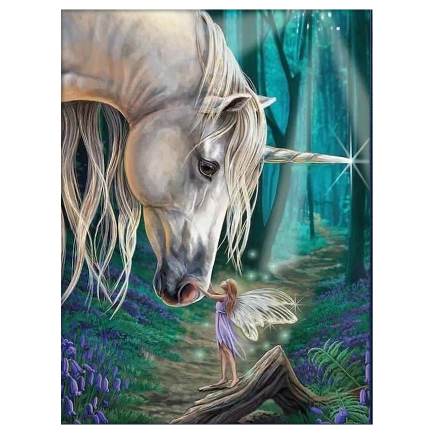 Beldizart Unicorn and fairy 30*40 cm