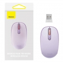 Wireless mouse Baseus F01B Tri-mode 2.4G BT 5.0 1600 DPI (purple) Wireless mouse Baseus F01B Tri-mode 2.4G BT 5.0 1600 DPI (purple)