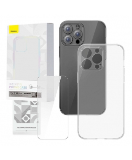 Transparent Case and Tempered Glass set Baseus Corning for iPhone 12 Pro