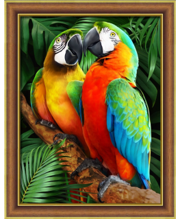 Beldizart Macaw in the jungle 30*40 cm AM1791