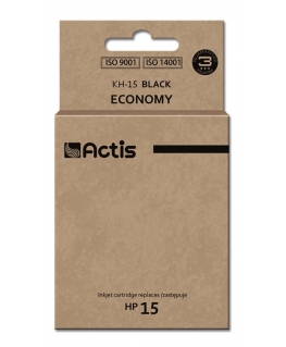 Actis KH-15 tintes kārtridžs 1 pcs Saderība Standarta produktivitāte Melns