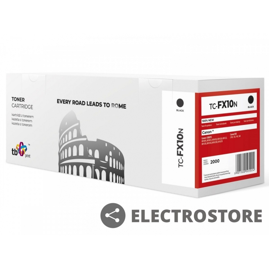 Tb Print Toner for Canon FX10 TC-FX10N BK 100% nowy – 2