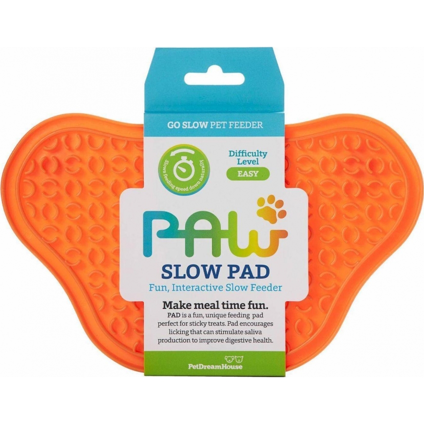 Pet Dream House Pet Dream House Lick Slow Pad Oranžinis Easy 13x22.5cm