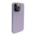 iLike Apple iPhone 14 Pro Silicone plastic case Eco Print Design Flower Purple