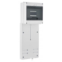 Elektro-Plast 3-phase meter board with place for fuses 9xS with glass (0114-00)