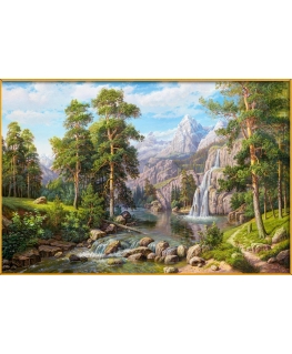 Beldizart Landscape with waterfall 60*40 cm AZ-1910