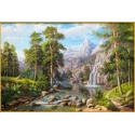 Beldizart Landscape with waterfall 60*40 cm AZ-1910 Beldizart Landscape with waterfall 60*40 cm AZ-1910