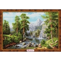 Beldizart Peizažas su kriokliu 60*40 cm AZ-1910 Beldizart Peizažas su kriokliu 60*40 cm AZ-1910