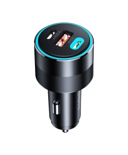 Choetech TC0011 car charger 130W 2x USB C 1x USB A (black)