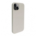 iLike Apple iPhone 13 Silicone plastic case Eco Print Design White