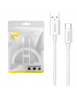 Cable USB to USB-C Baseus Superior 100W 1.5m (white)