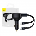 Car Charger Baseus Enjoyment with cable USB-C, 33W (Black) Car Charger Baseus Enjoyment with cable USB-C, 33W (Black)