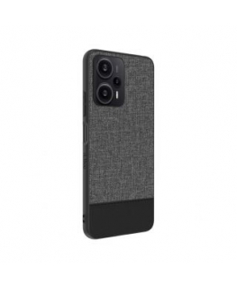 iLike Xiaomi Redmi Note 12 / Poco X5 Plastic Leather Back Cover Gray