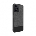 iLike Xiaomi Redmi Note 12 / Poco X5 Plastic Leather Back Cover Gray