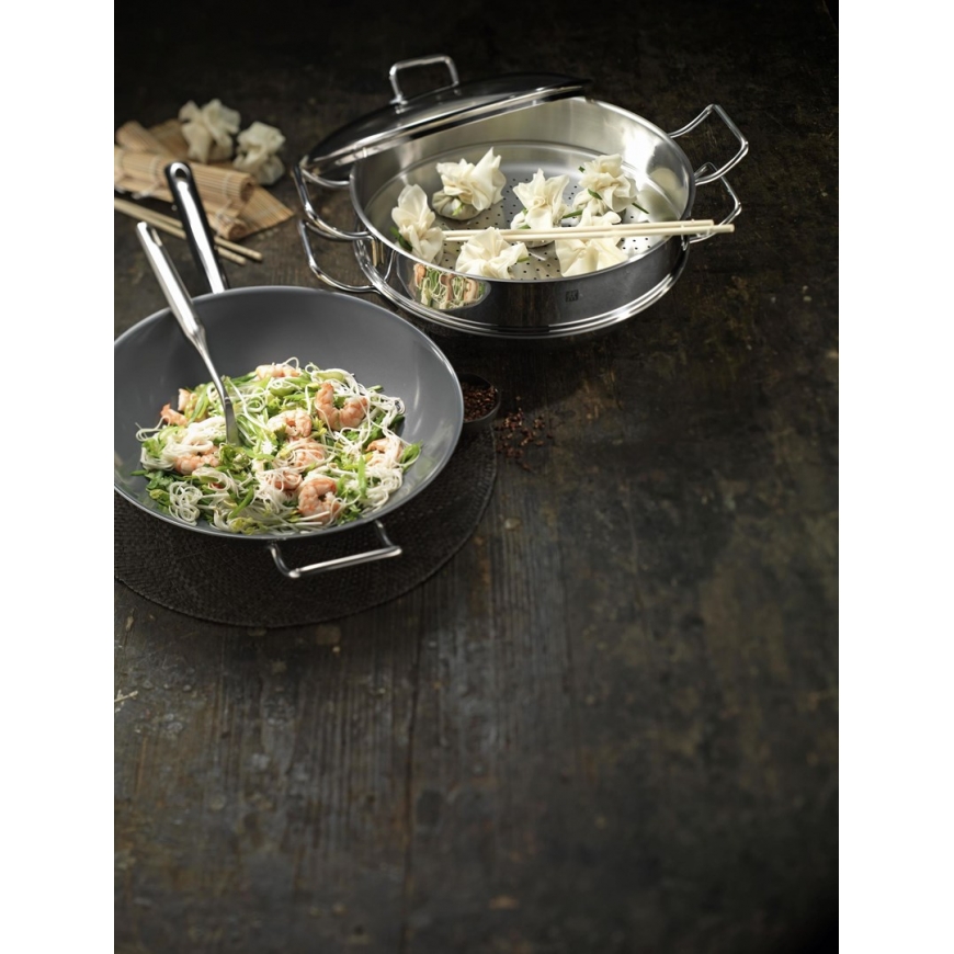 Wok panna ar vāku Zwilling Plus 40992-032-0 32 cm – 4