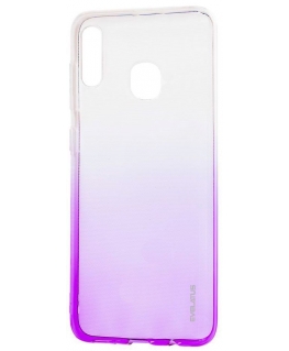Evelatus Samsung Galaxy A20e Gradient TPU Case Purple