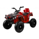Lean Cars Quad na Battery BDM0906 Pompowane Koła Red