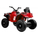 Lean Cars Quad na Battery BDM0906 Pompowane Koła Red