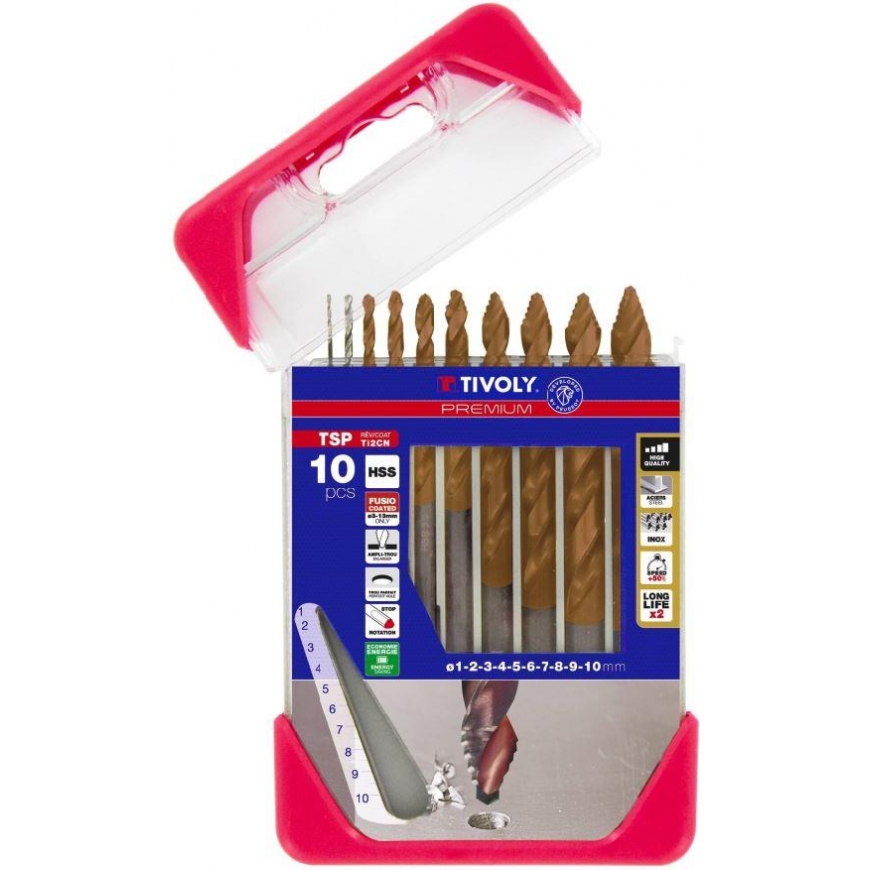 Tivoly Drilled Tivoli Metal drill set