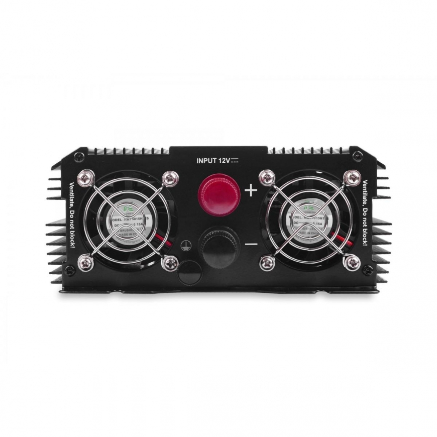 Volt Polska Nvox Įtampos keitiklis voltų ips 2000n 12/230v (1000/2000w) + usb – 3