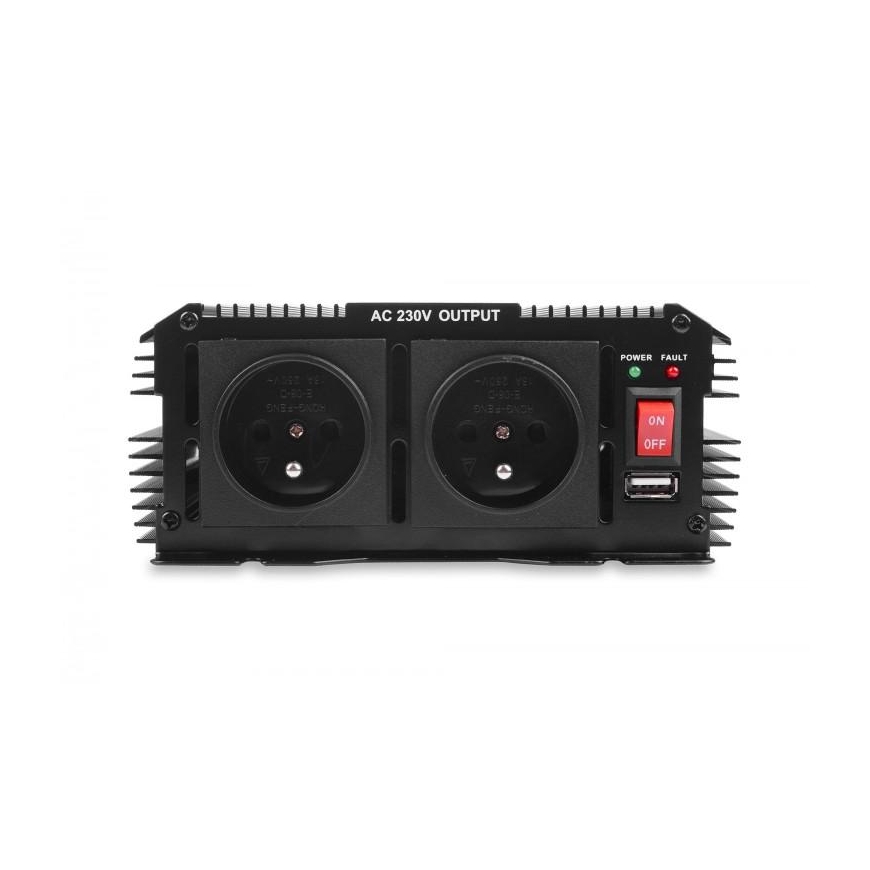 Volt Polska Nvox Įtampos keitiklis voltų ips 2000n 12/230v (1000/2000w) + usb – 4
