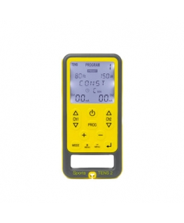 TensCare Sport Tens 2 electronic muscle stimulator Sticker plate Grey, Yellow