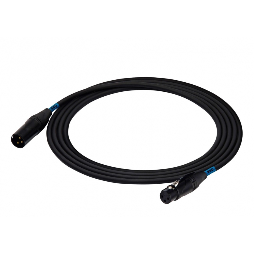 SSQ DMX1 SS-1838 kaabel XLR isane - XLR emane 1 m Must – 2