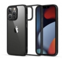iLike Apple iPhone 13 Pro Max Fusion Case Hard Cover with Gel Frame Transparent Black iLike Apple iPhone 13 Pro Max Fusion Case Hard Cover with Gel Frame Transparent Black