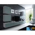 Cama Living room cabinet set VIGO 22 white/grey gloss