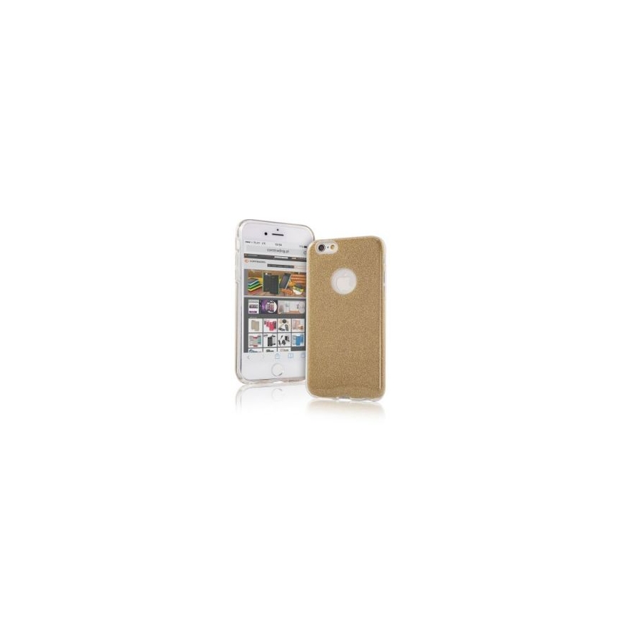 iLike Apple iPhone X / iPhone XS Glitter 3 in 1 Back Case Gold