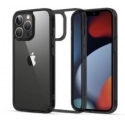 iLike Apple iPhone 13 Pro Fusion Case Hard Cover with Gel Frame Transparent Black iLike Apple iPhone 13 Pro Fusion Case Hard Cover with Gel Frame Transparent Black