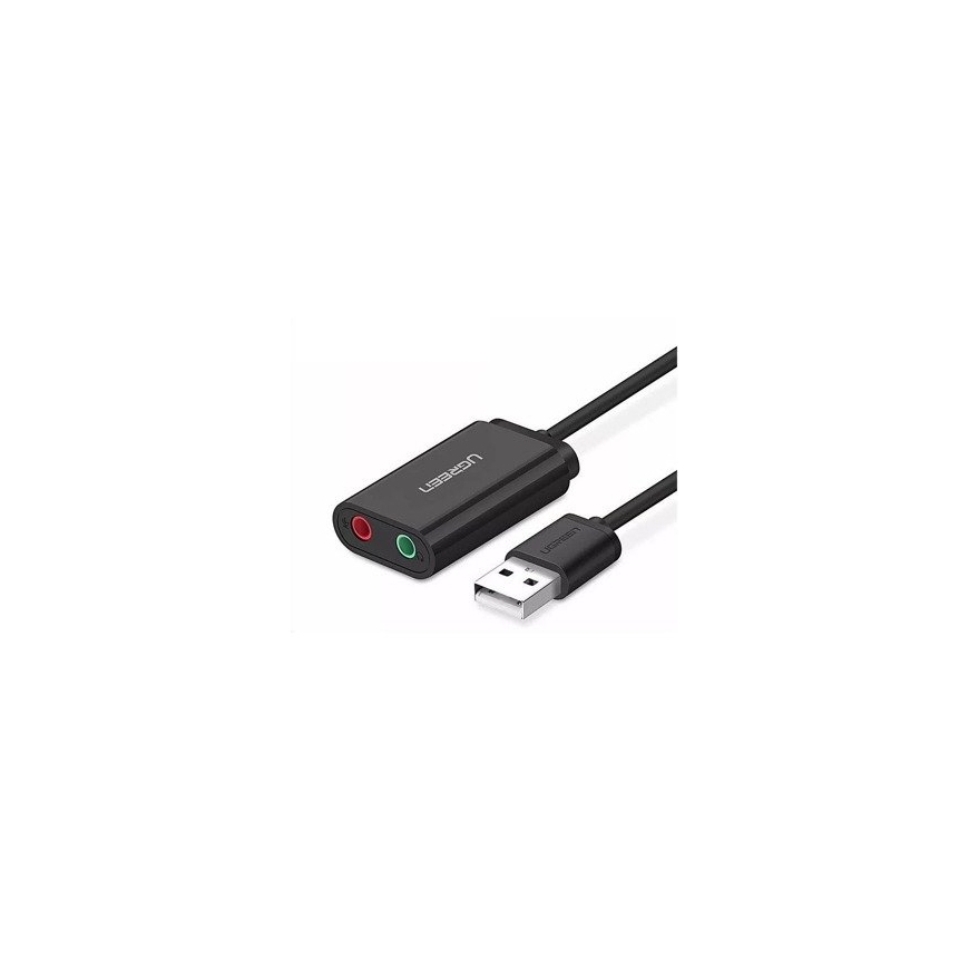 External USB audio card UGREEN 15cm (black) – 2