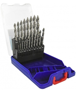 Tivoly Metalo grąžtas set 1-10mm, "Smart Point" pakopinis antgalis, 19vnt