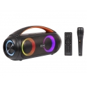 Bluetooth skaļrunis BOOMBOX + tālvadības pults + mikrofons Bluetooth skaļrunis BOOMBOX + tālvadības pults + mikrofons