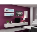 Cama Living room cabinet set VIGO 11 white/white gloss