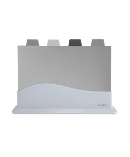 Set of 4 cutting boards with KINGHoff stand. KH 1743
