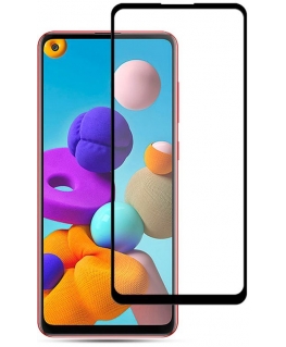 iLike Samsung Samsung A21s 2.5D Black Frame Full Glue