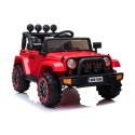 Lean Cars Vaikiškas vienvietis elektromobilis Jeep BRD-7588 4x4, raudonas Lean Cars Vaikiškas vienvietis elektromobilis Jeep BRD-7588 4x4, raudonas