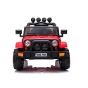 Lean Cars Vaikiškas vienvietis elektromobilis Jeep BRD-7588 4x4, raudonas Lean Cars Vaikiškas vienvietis elektromobilis Jeep BRD-7588 4x4, raudonas