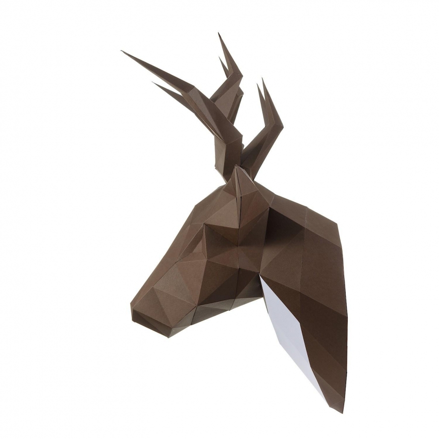 Beldizart Wizardi 3D Papercraft Kit Deer PP-1OLP-BRW – 3