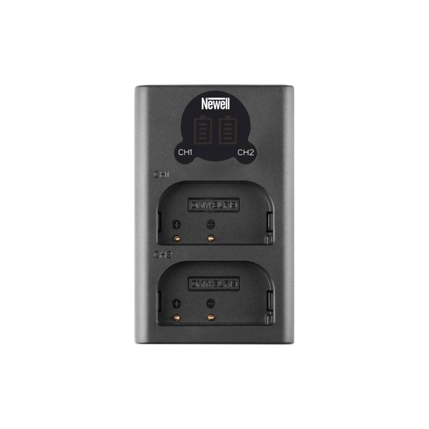 Newell Camera Charger Newell DL-USB-C Dual Channel Charger for DMW-BLG10 Batteries
