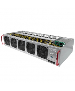 OCTOMINER X12 Ultra Mining Rig G3900 2.8GHz, 8GB, 60GB, 4200W / without video cards (Warranty 2 year)