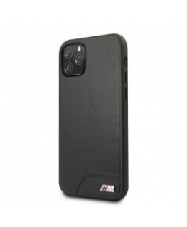 BMW Apple iPhone 11 Pro Hardcase Smooth PU Leather Black