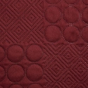 Eurofirany DESIGN 91 BONI / 5 Bedspread with quilt motif printed by hot pressing technique, 220X240 cm, color: brick Bedspread Eurofirany DESIGN 91 BONI / 5 Bedspread with quilt motif printed by hot pressing technique, 220X240 cm, color: brick Bedspread