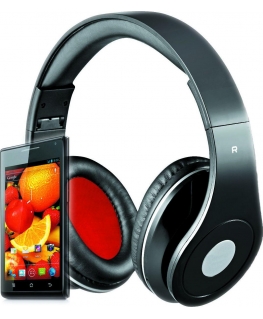 Rebeltec Ausinės stereo su mikrofonu, 4pin mini jack AUDIOFEEL2 Juodas