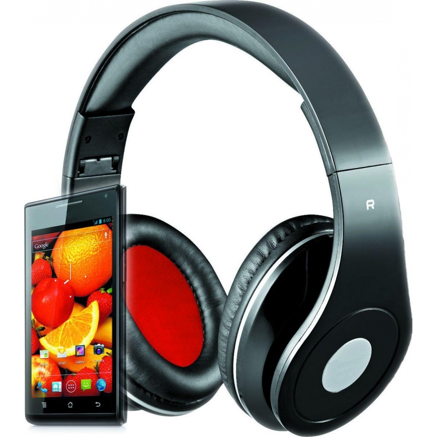 Rebeltec Headphone stereo with microphone, 4pin