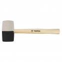 Topex rubber hammer with wooden handle 680g 338mm (02A355) Topex rubber hammer with wooden handle 680g 338mm (02A355)