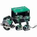 DEWALT.Rinkinys COMBO 18V DCK2052H1E1T (DCD805+DCF850) 1x5,0Ah 1x1,7Ah POWERSTACK TSTAK