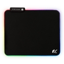NanoRS RS704 žaidimų pelės kilimėlis LED RGB apšvietimas neslystantis stalas USB 30x25cm Plug & Play